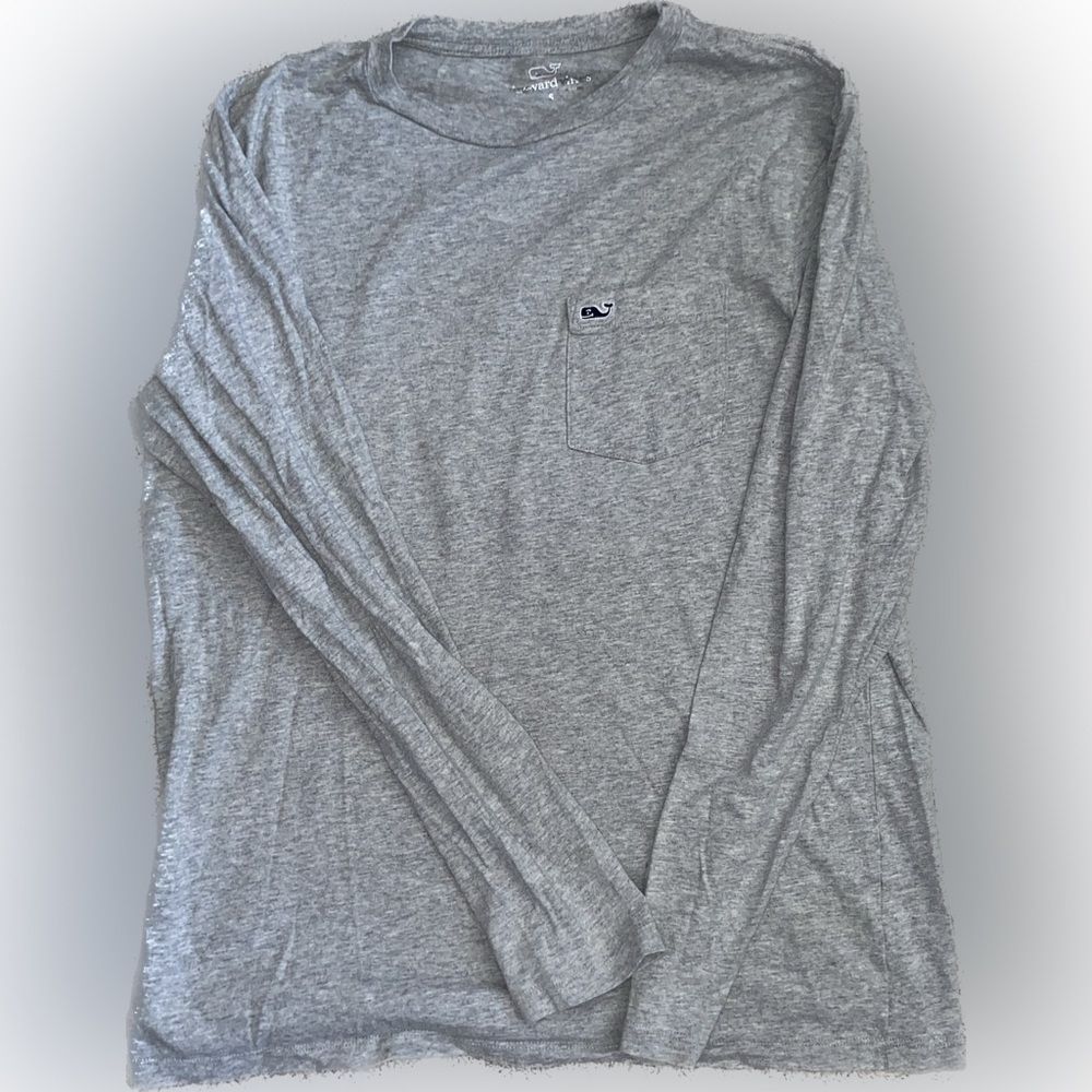 Gray Vineyard Vines Long Sleeve Shirt Size S